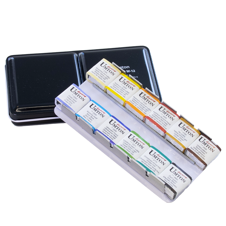 UMTON Watercolours Metal 12x2,6 ml
