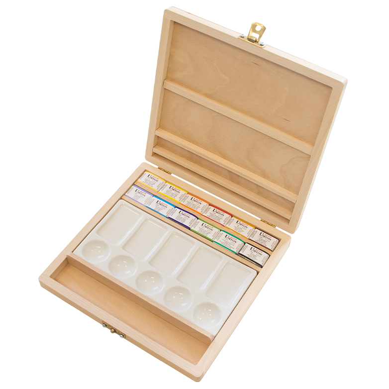 UMTON Watercolours Wood,Palette 12x3,5ml