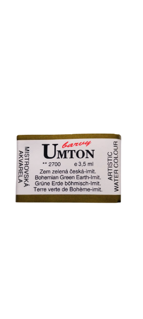 UMTON watercolor - Bohemian Green Earth - imit.