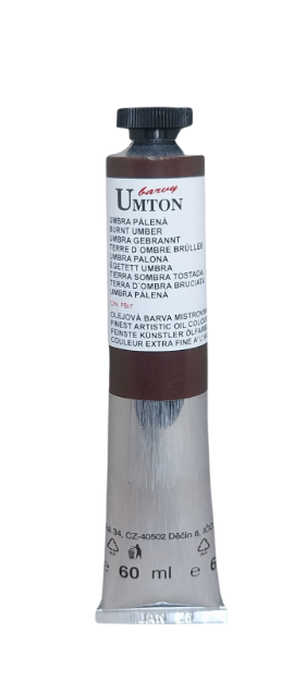 UMTON oil paint - Burnt Umber