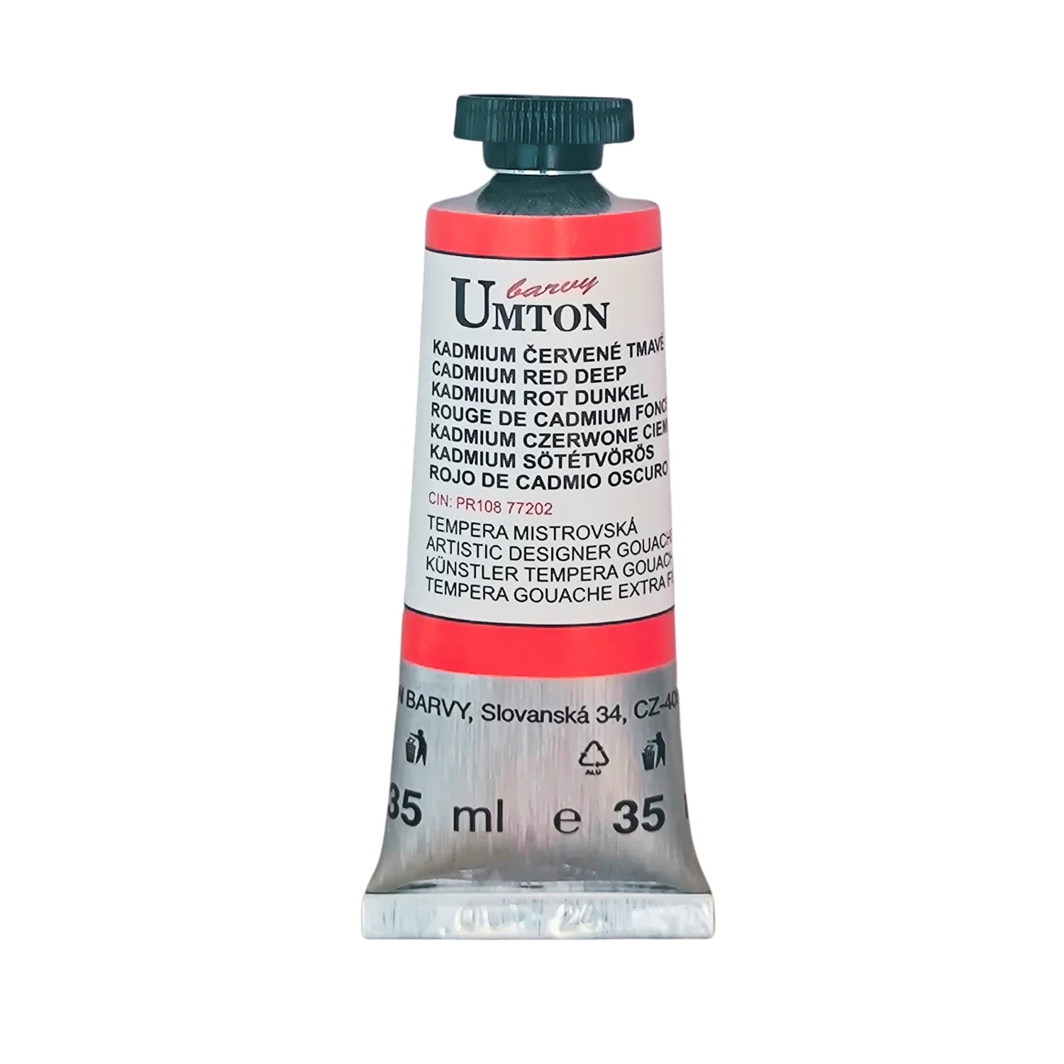 UMTON Gouache-Farben Kadmium Rot dunkeln