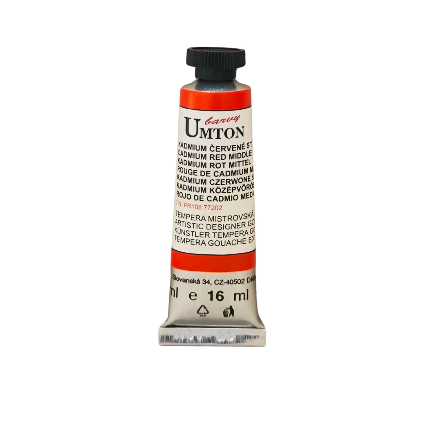 UMTON Gouache-Farben Kadmium Rot mittel