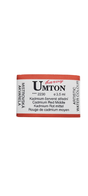 UMTON watercolor - Cadmium Red Middle