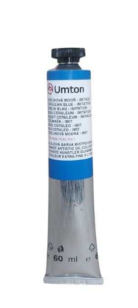 UMTON oil paint - Cerulean Blue - imit.