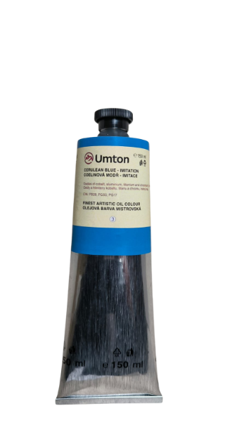 UMTON oil paint - Cerulean Blue - imit.