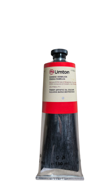 UMTON oil paint - Chinese Vermilion