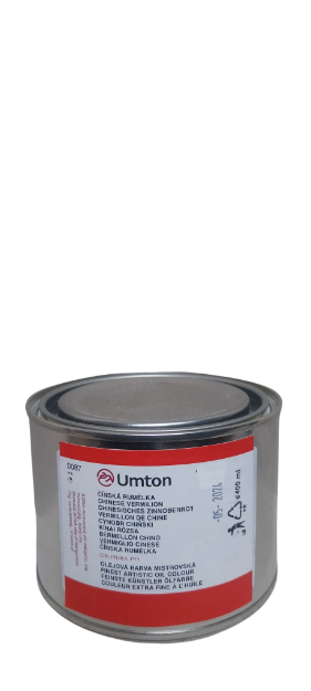 UMTON oil paint - Chinese Vermilion