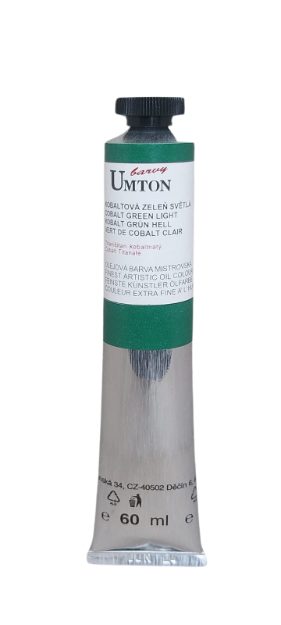 UMTON oil paint - Cobalt Green Light