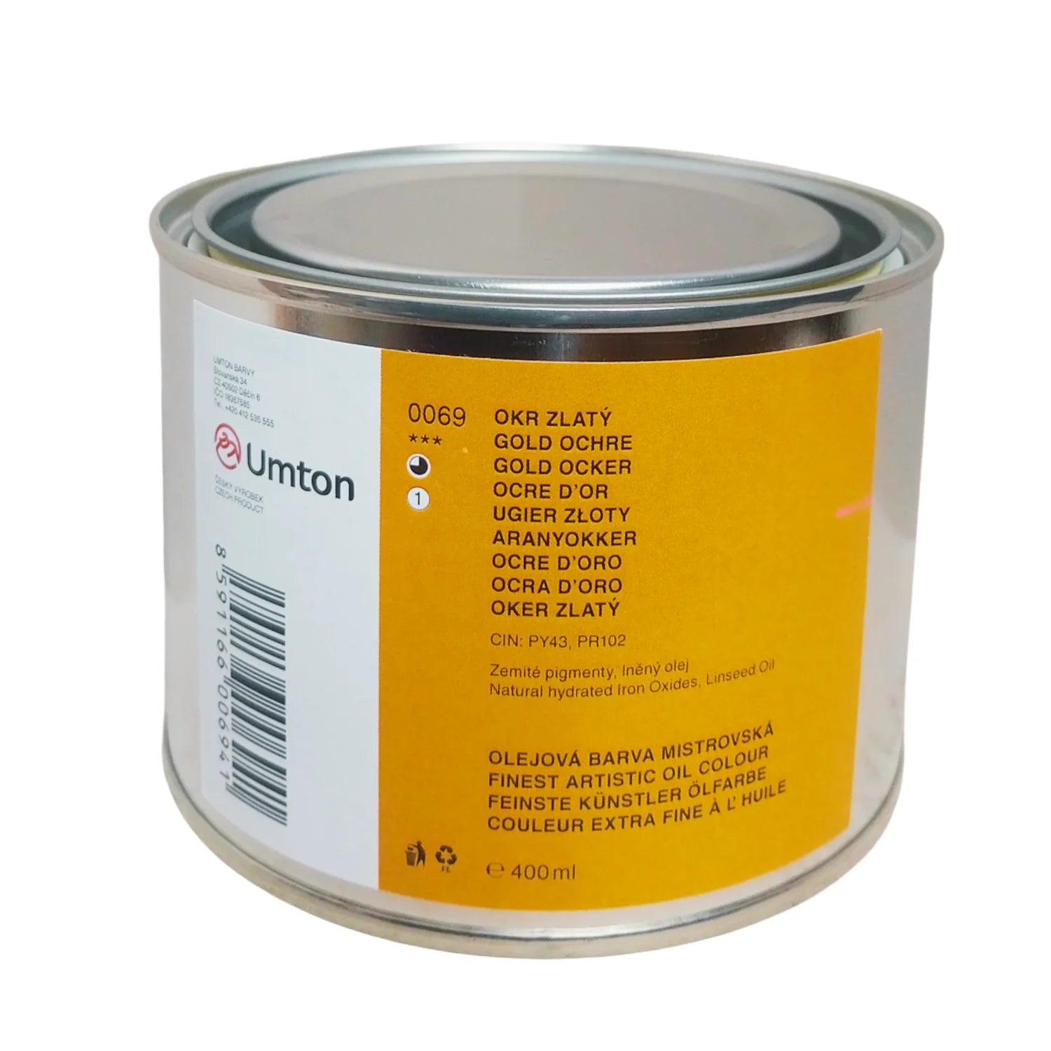 UMTON Ölfarben Gold Ocker