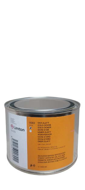 UMTON oil paint - Gold Ochre