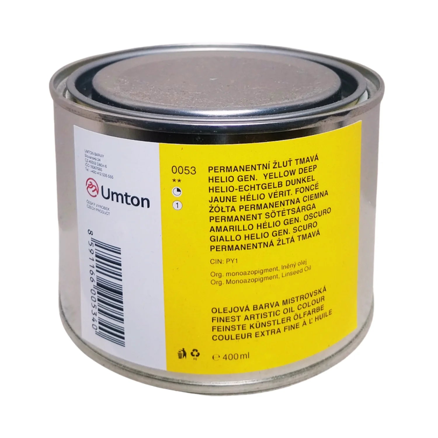UMTON Ölfarben Helio-echtgelb dunkel