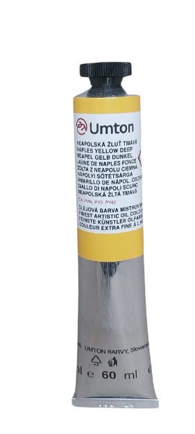 UMTON oil paint - Naples Yellow Deep