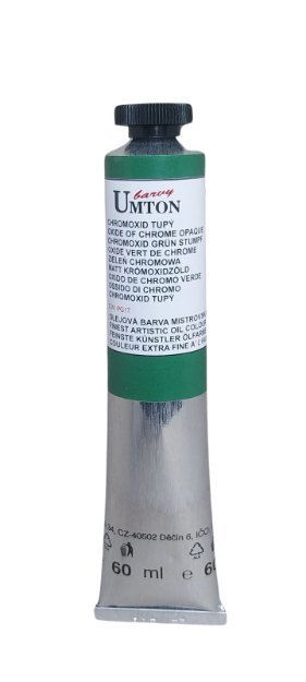 UMTON oil paint - Oxide of Chrome Opaque