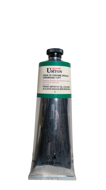 UMTON oil paint - Oxide of Chrome Opaque