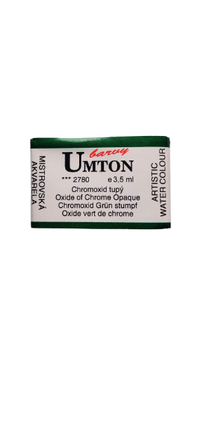 UMTON watercolor - Oxide of Chrome Opaque