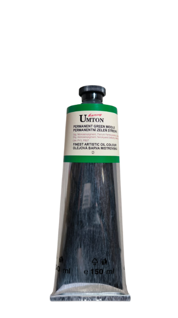 UMTON oil paint - Permanent Green Middle