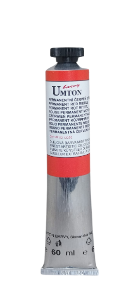 UMTON oil paint - Permanent Red Middle