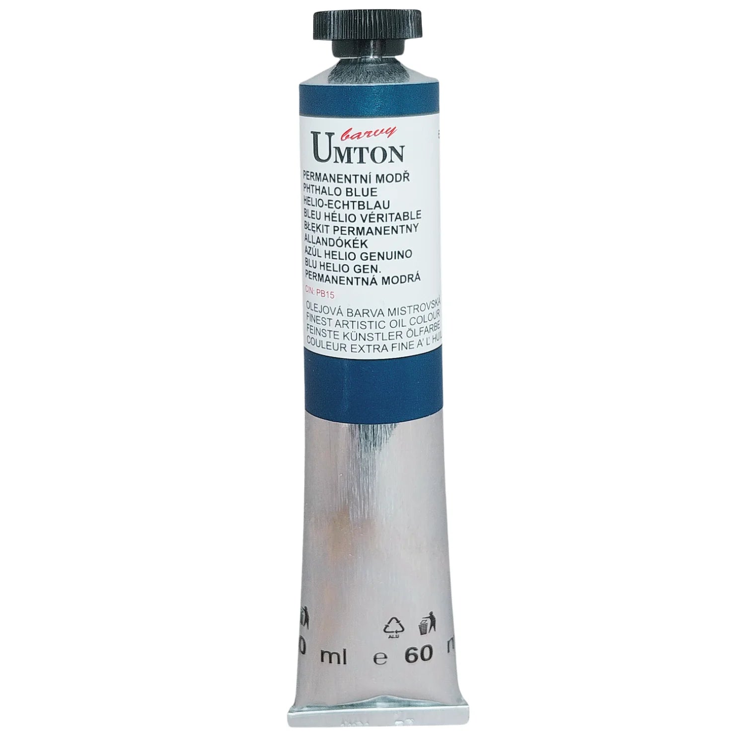 UMTON Ölfarben Helio-Echtblau