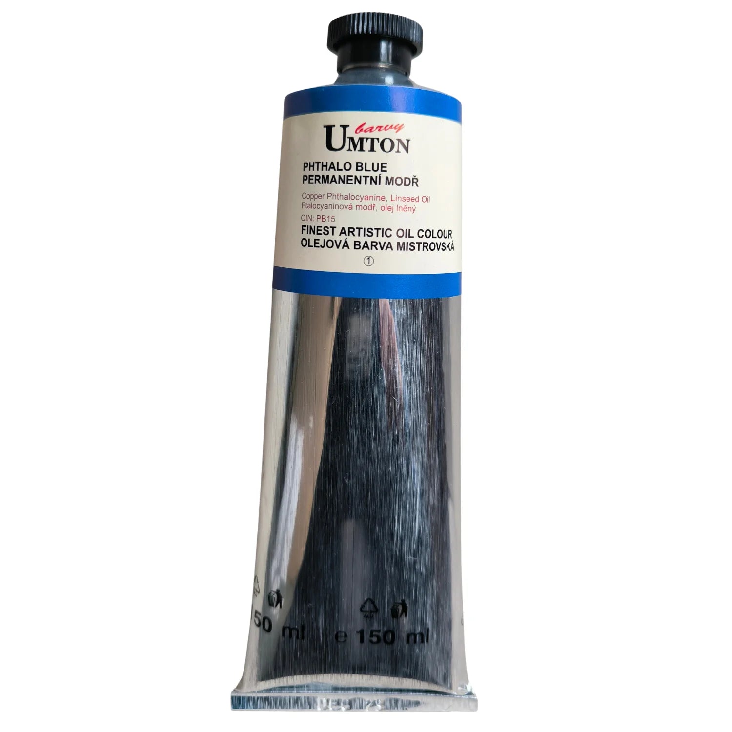 UMTON Ölfarben Helio-Echtblau