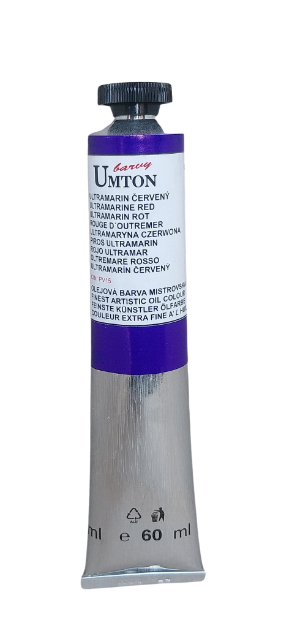 UMTON oil paint - Ultramarine Red