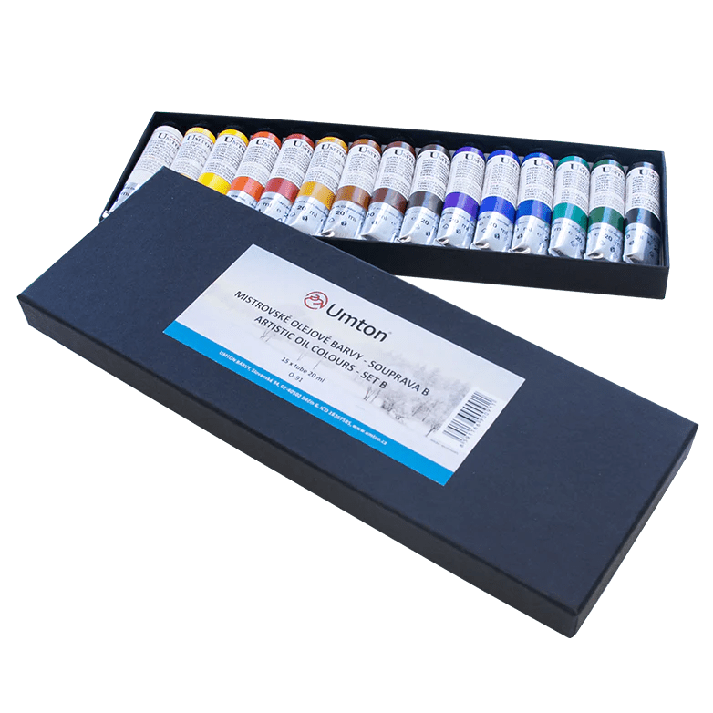 UMTON Oil Colours B 15x20 ml - Profi Art Supplies - Umton