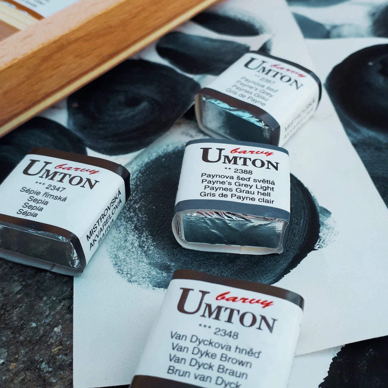 UMTON Aquarellfarben Umbra natur