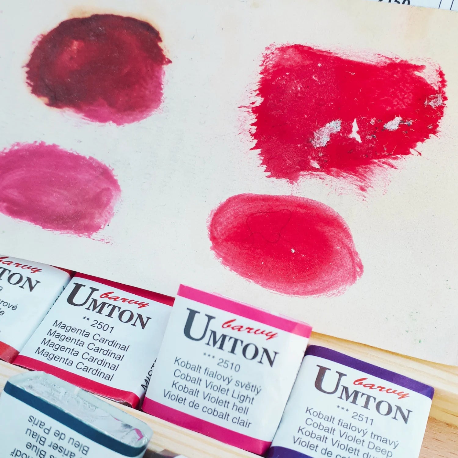 UMTON Aquarellfarben Kobalt Violett dunkel