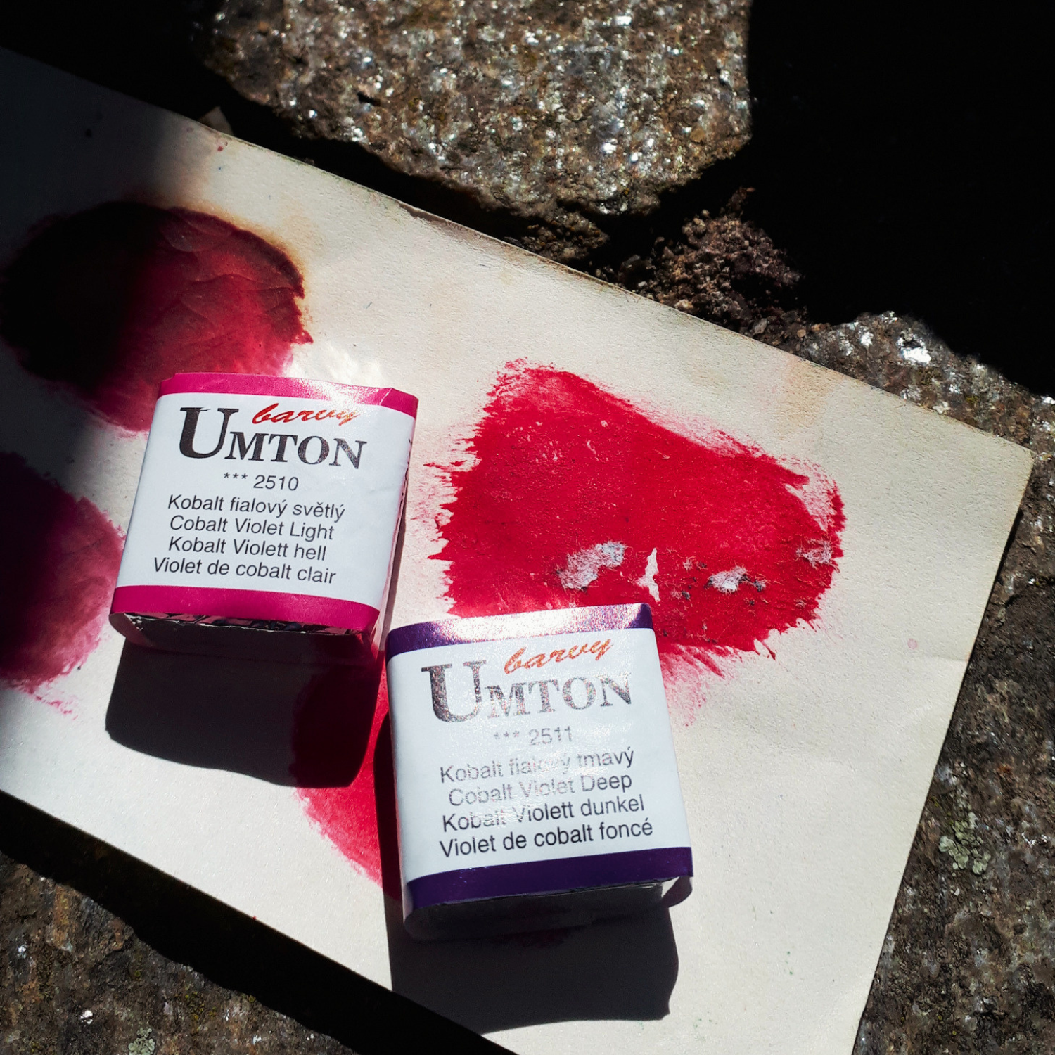 UMTON Aquarellfarben Kobalt Violett dunkel