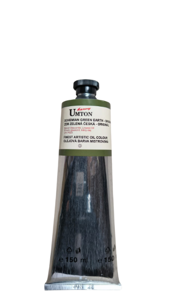 UMTON oil paint - Bohemian Green Earth - orig.