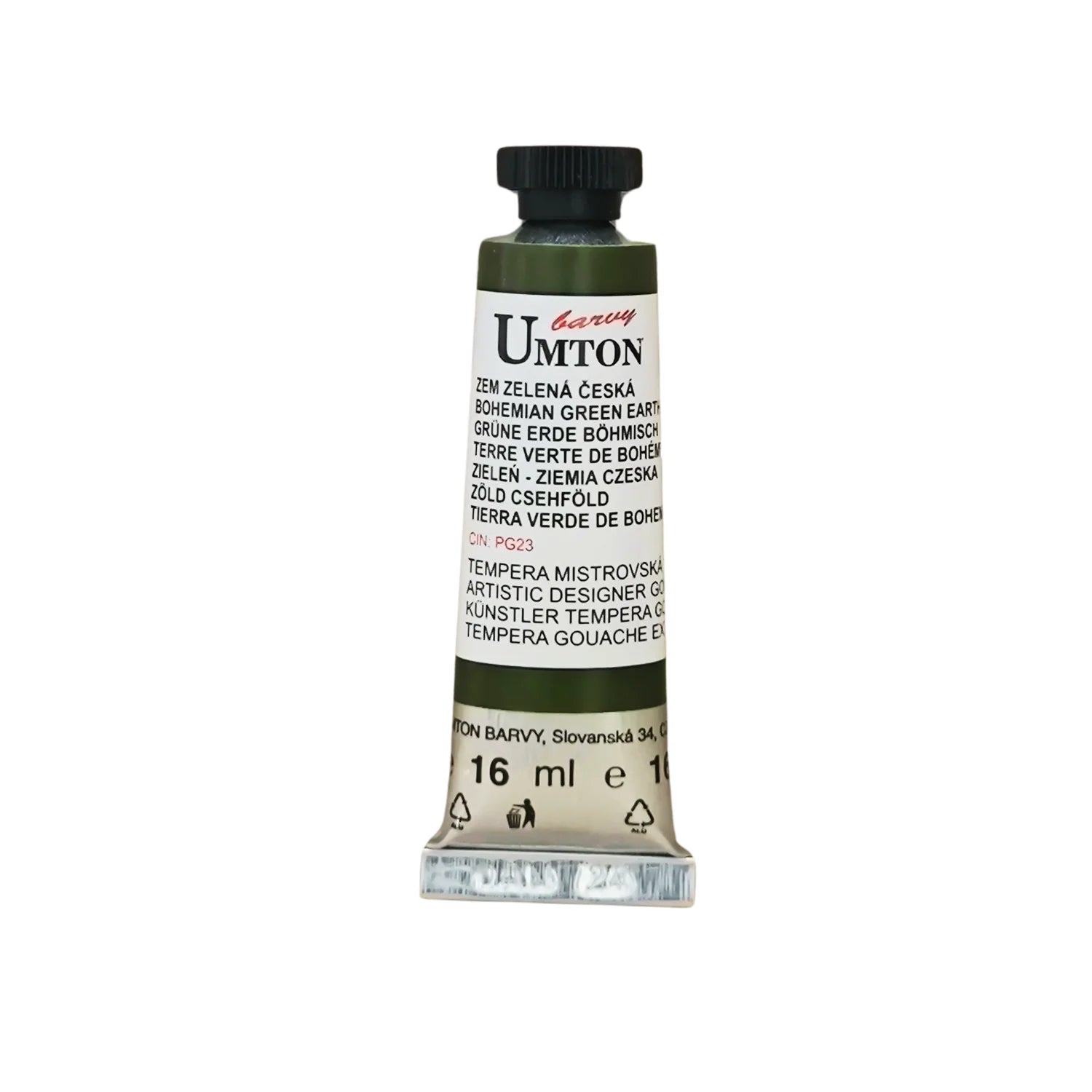 UMTON Gouache-Farben Grüne Erde böhmisch