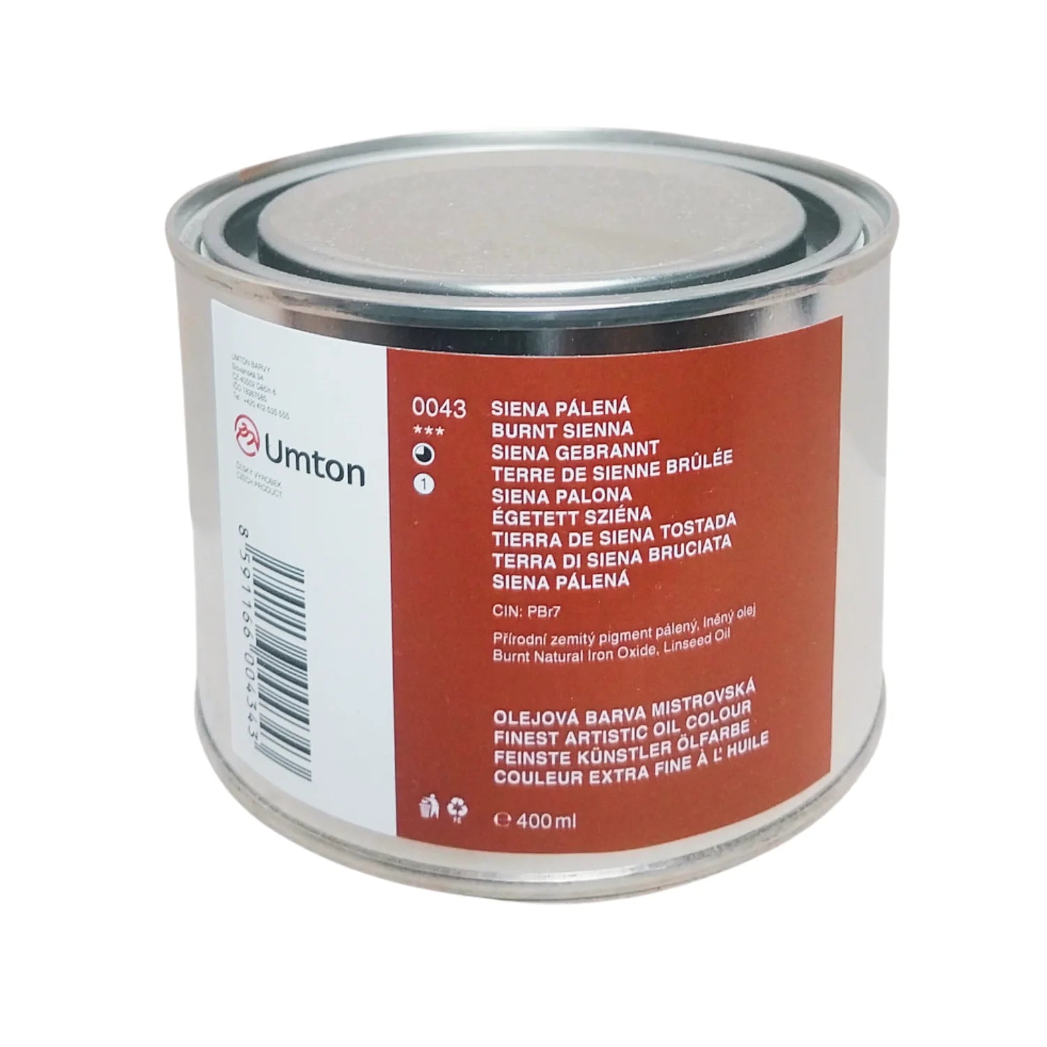 UMTON Ölfarben Terra di Siena gebrannt