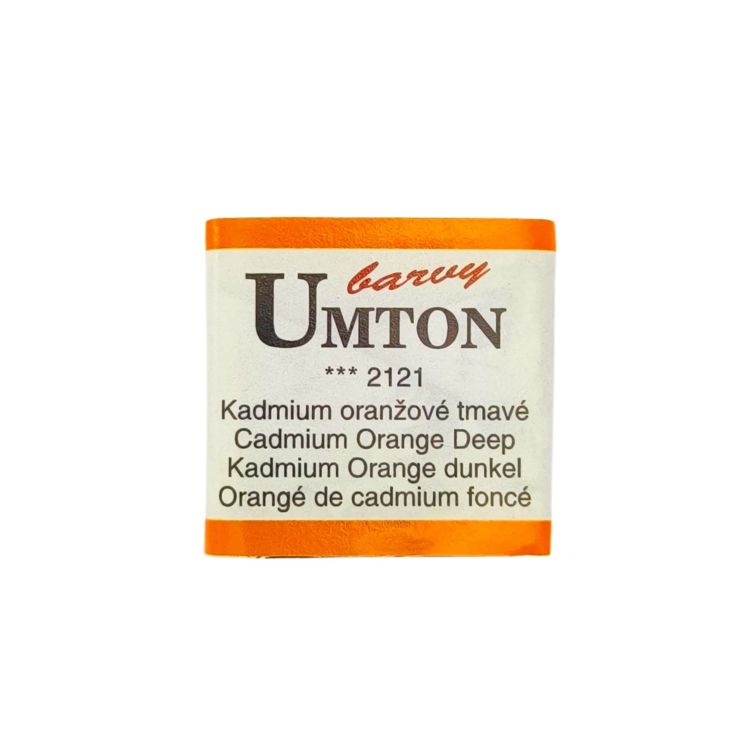 UMTON Aquarellfarben Kadmium Orange dunkel
