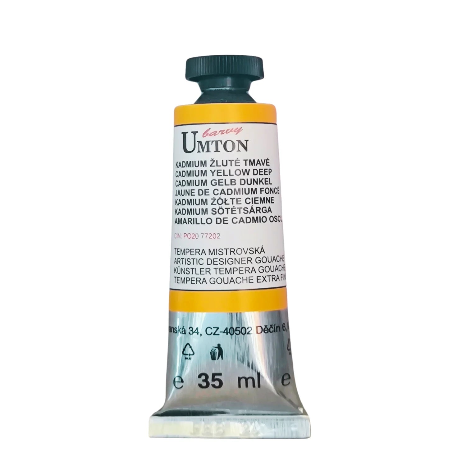 UMTON Gouache-Farben Kadmium Gelb dunkel