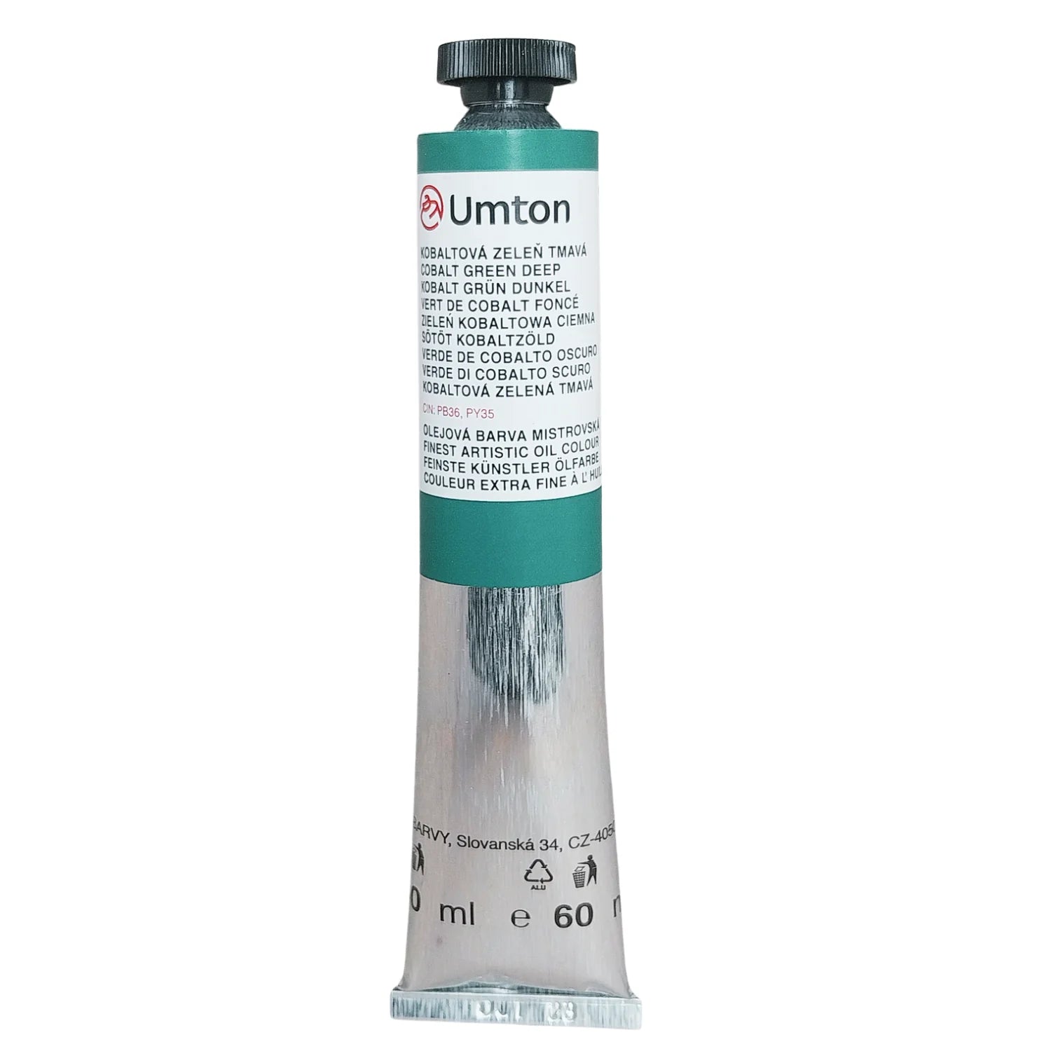 UMTON Ölfarben Kobalt Grün dunkel