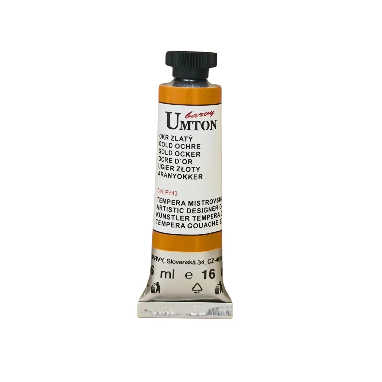 UMTON Gouache-Farben Gold Ocker