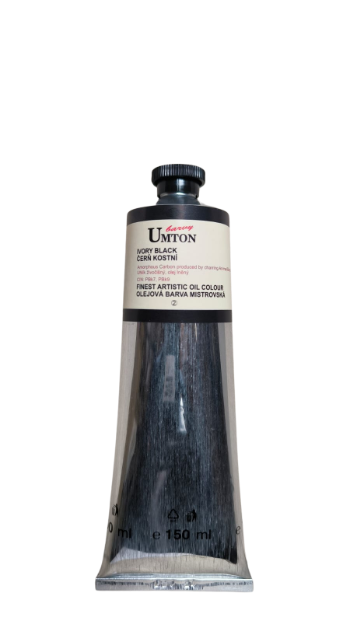 UMTON oil paint - Ivory Black