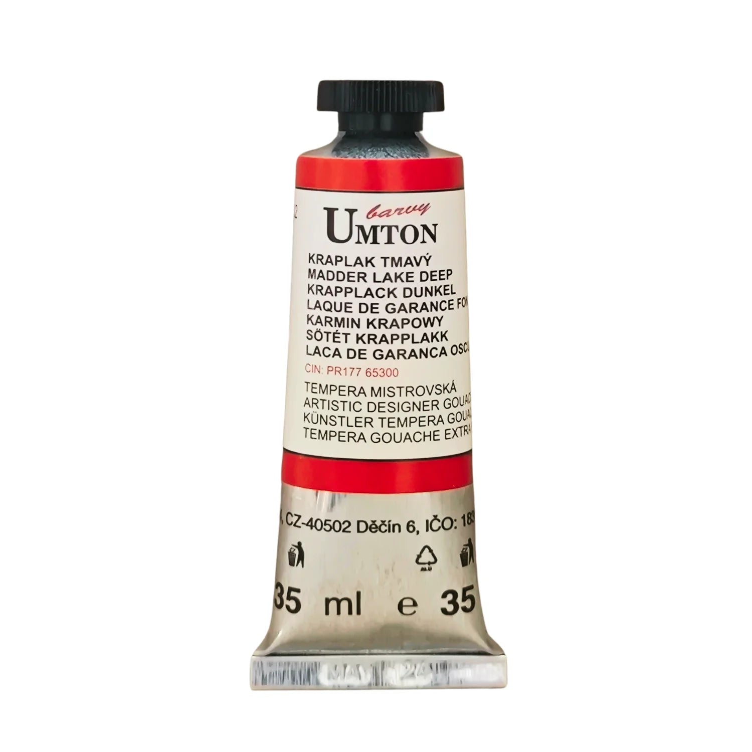 Umton Gouache-Farben Krapplack dunkel