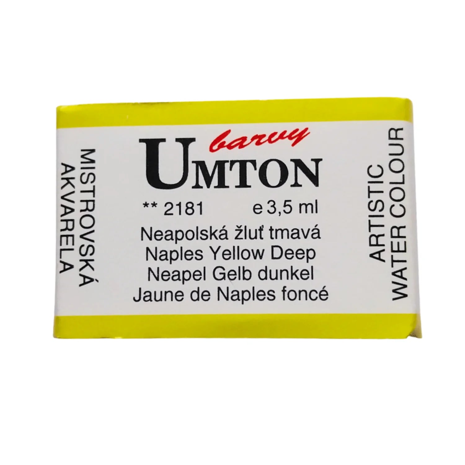 UMTON Aquarellfarben Neapel Gelb dunkel