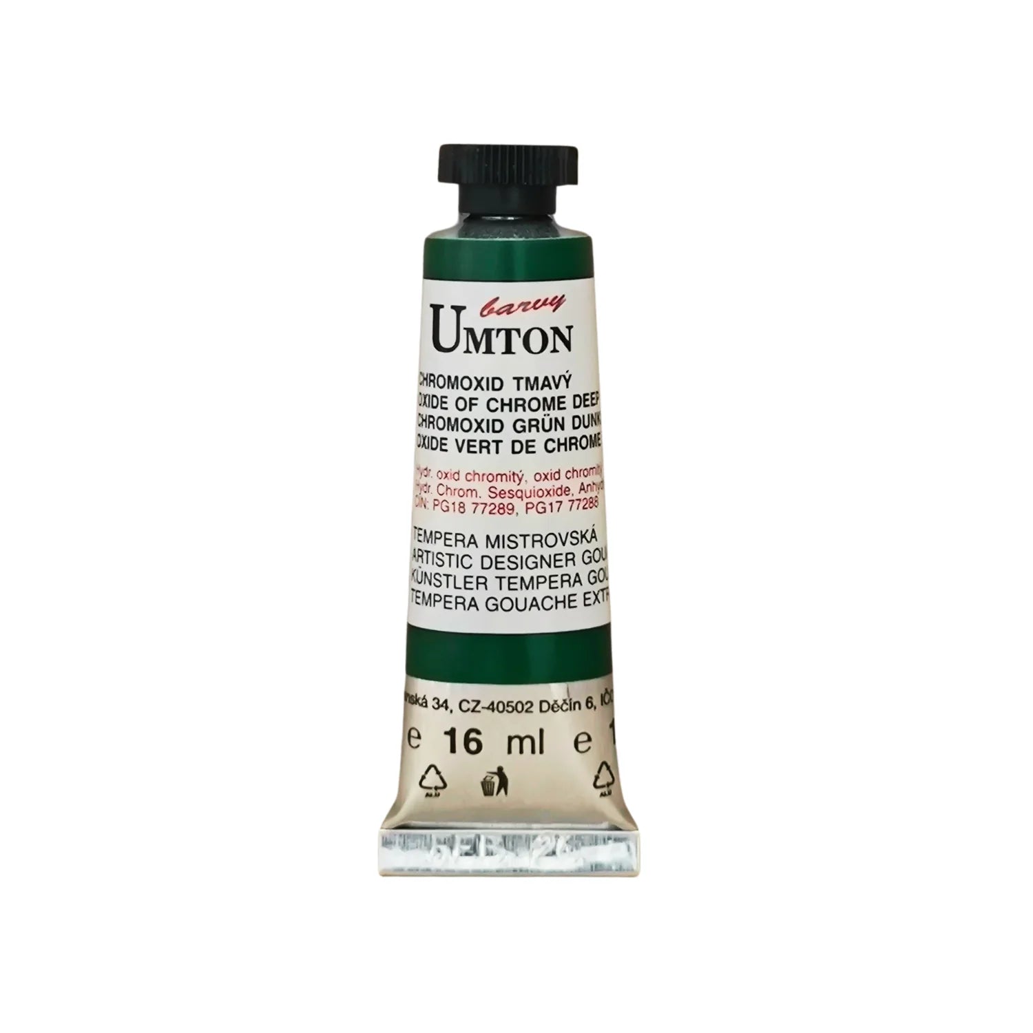 UMTON Gouache – Chromoxid Grün stumpf