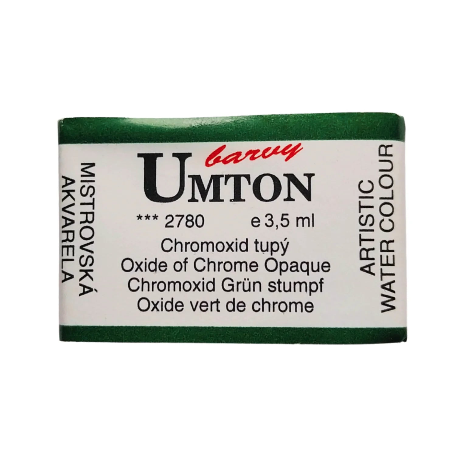 UMTON Aquarellfarben Chromoxid Grün stumpf