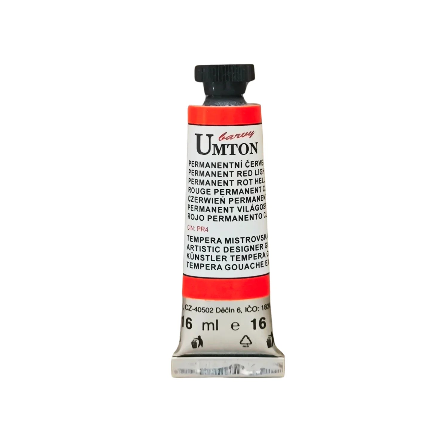Umton Gouache Permanentes Rot Hell
