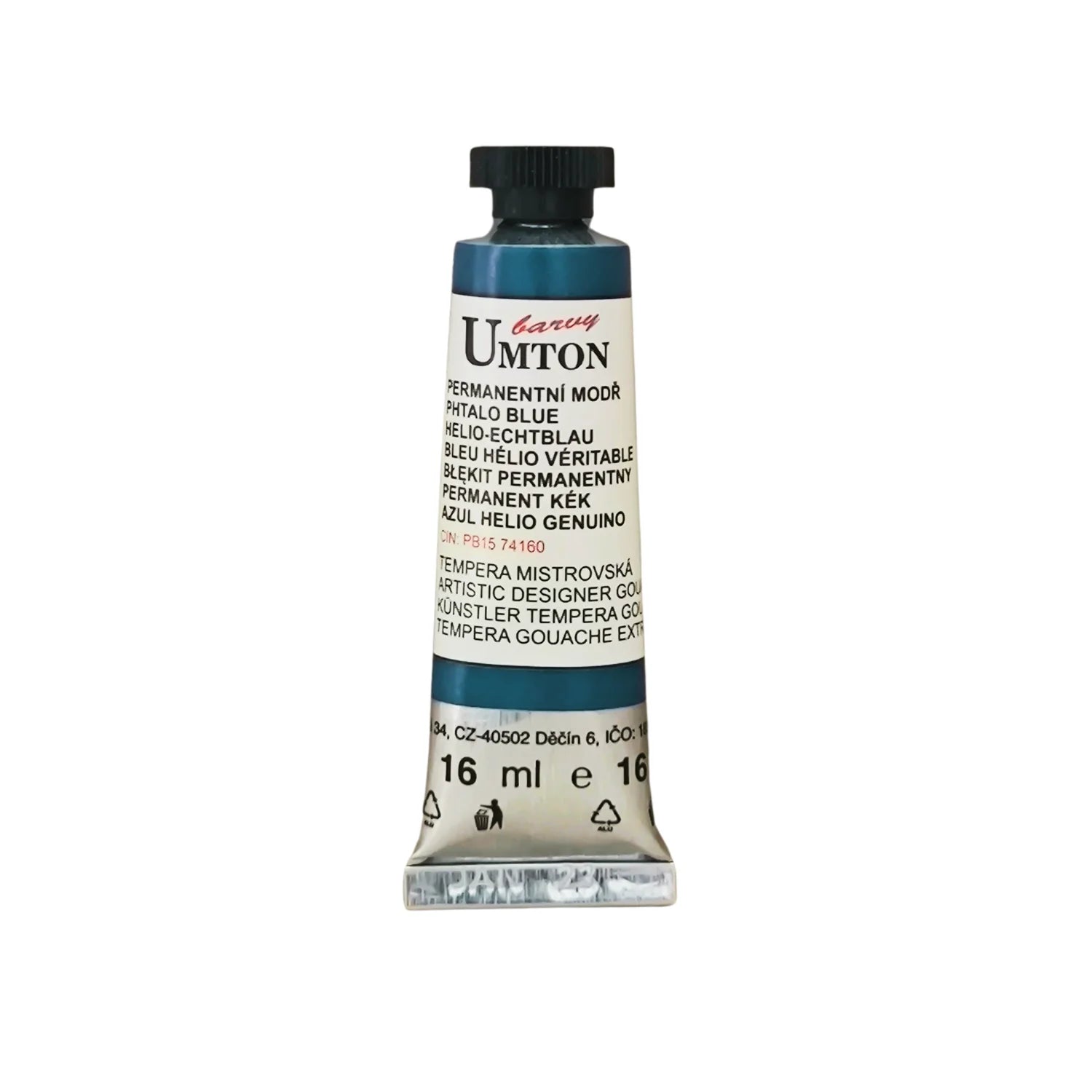 UMTON Gouache-Farben Helio-Echtblau