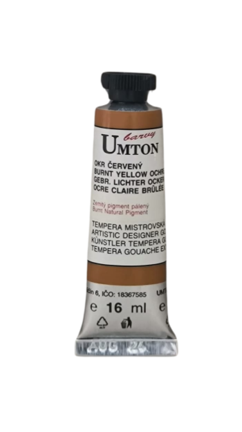 UMTON Gouache - Burnt Yellow Ochre