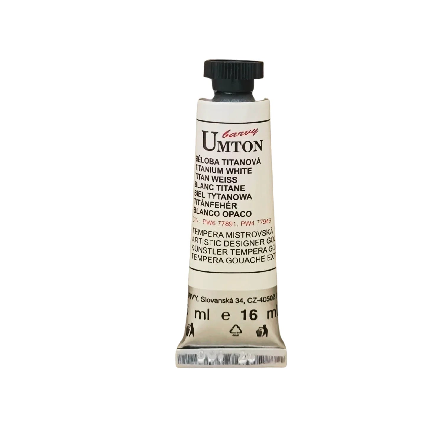 UMTON Gouache-Farben Titan Weiss