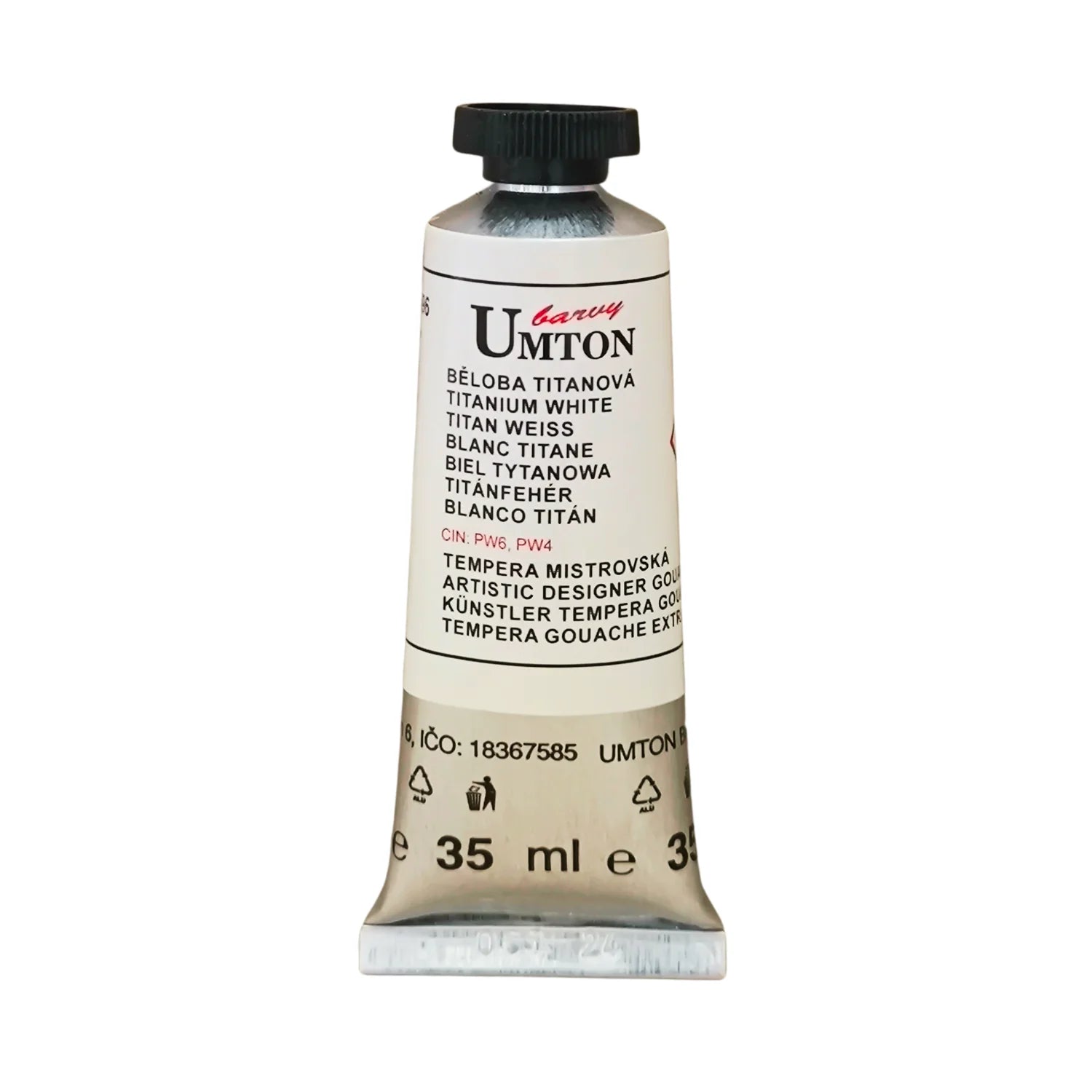 UMTON Gouache-Farben Titan Weiss