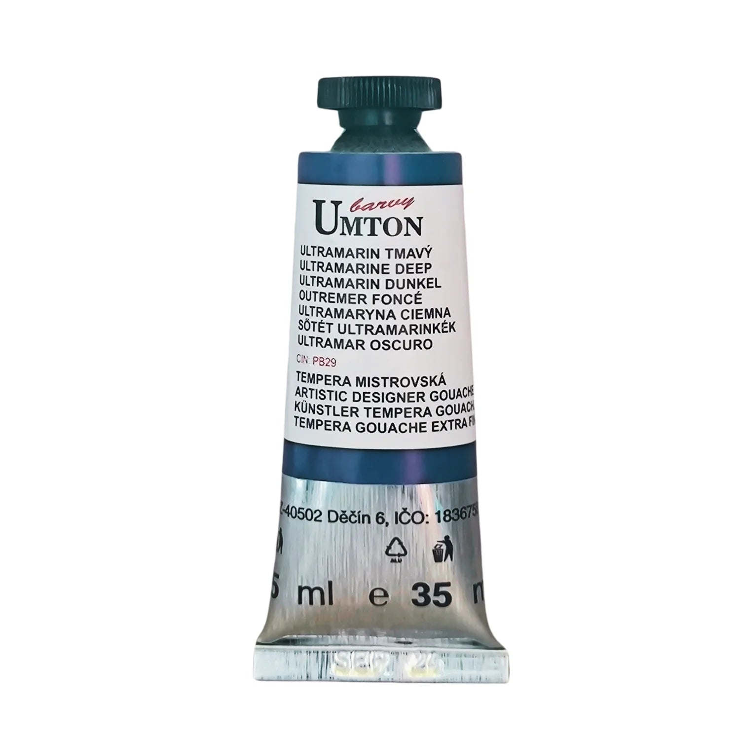 UMTON Gouache-Farben Ultramarin dunkel