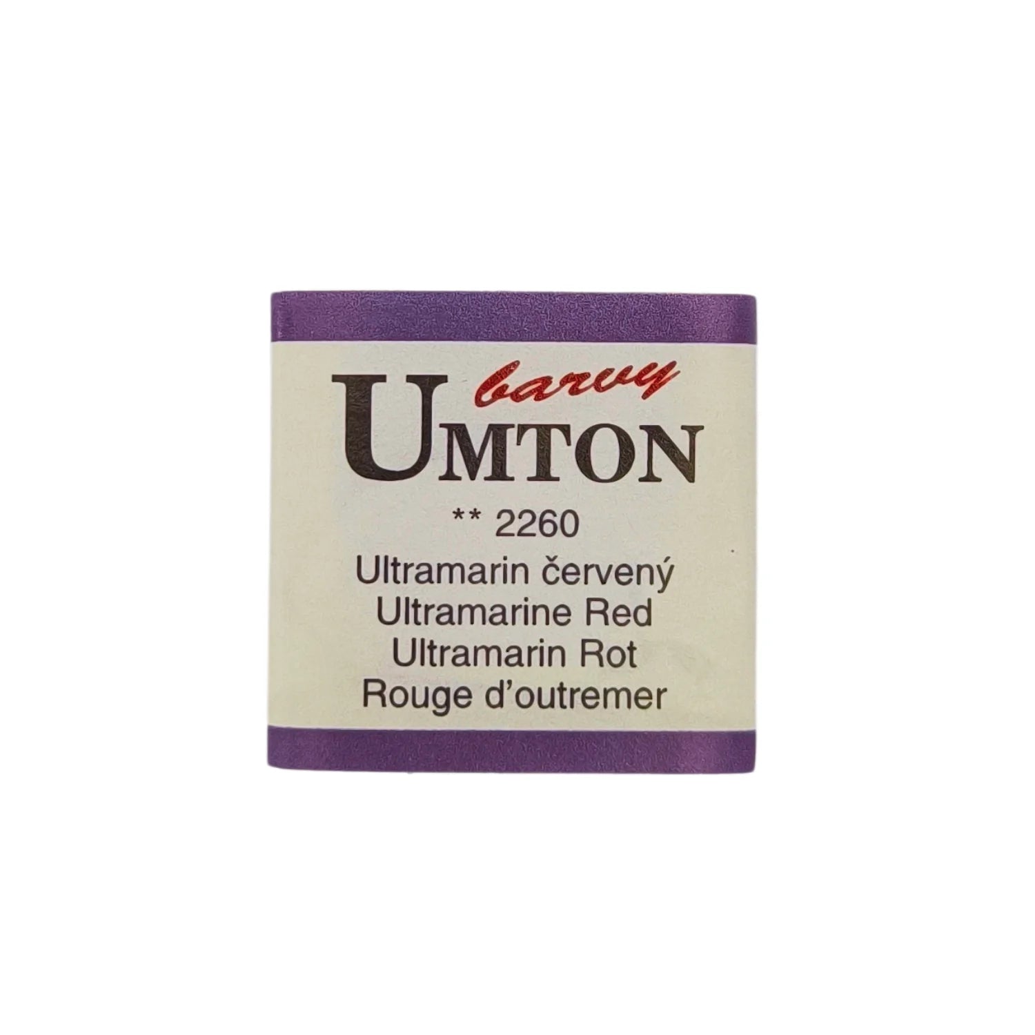 UMTON Aquarellfarben Ultramarin Rot