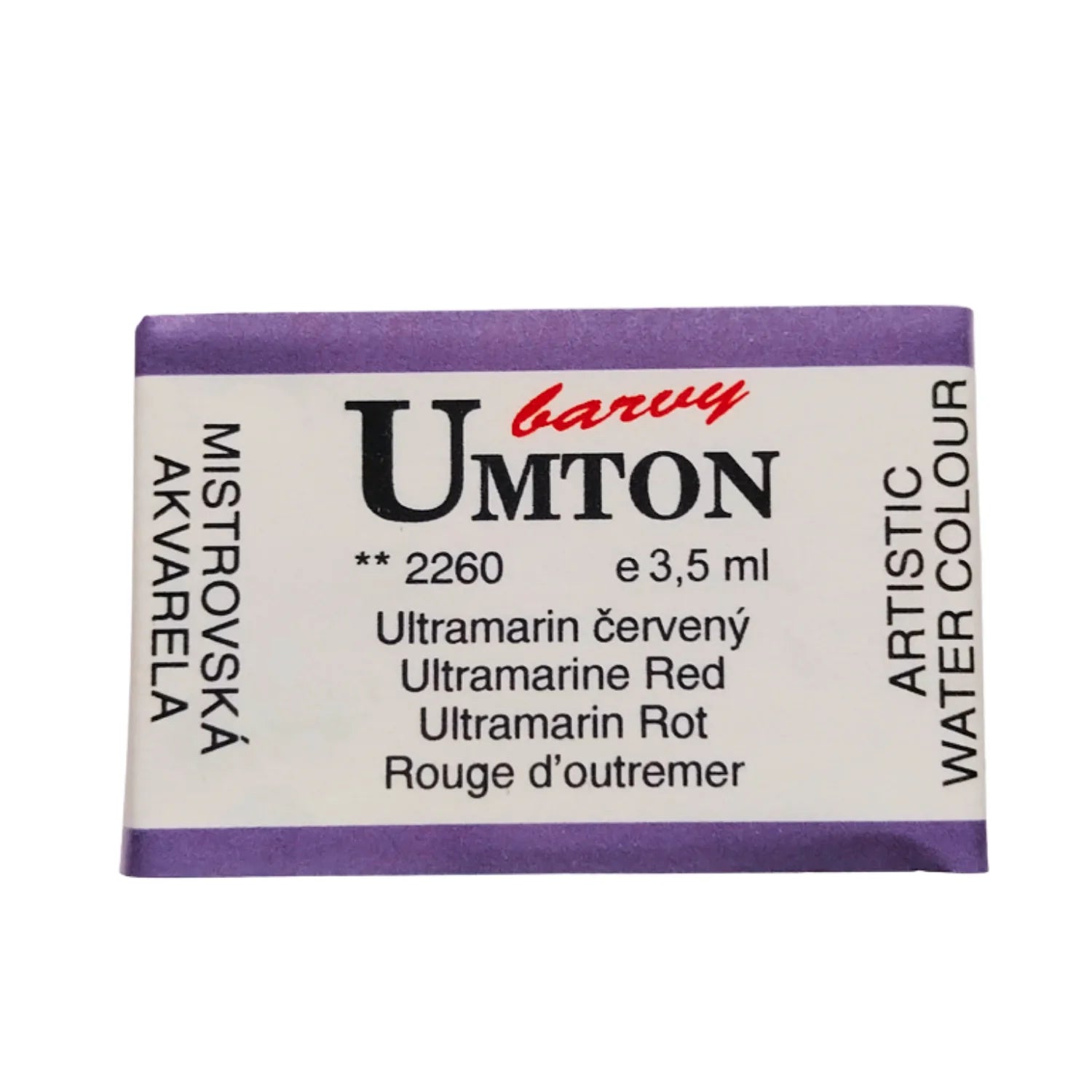 UMTON Aquarellfarben Ultramarin Rot