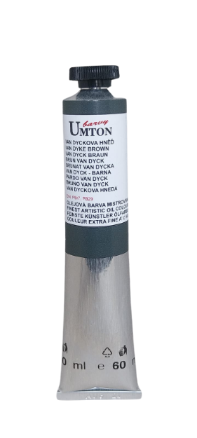 UMTON oil paint - Van Dyke Brown