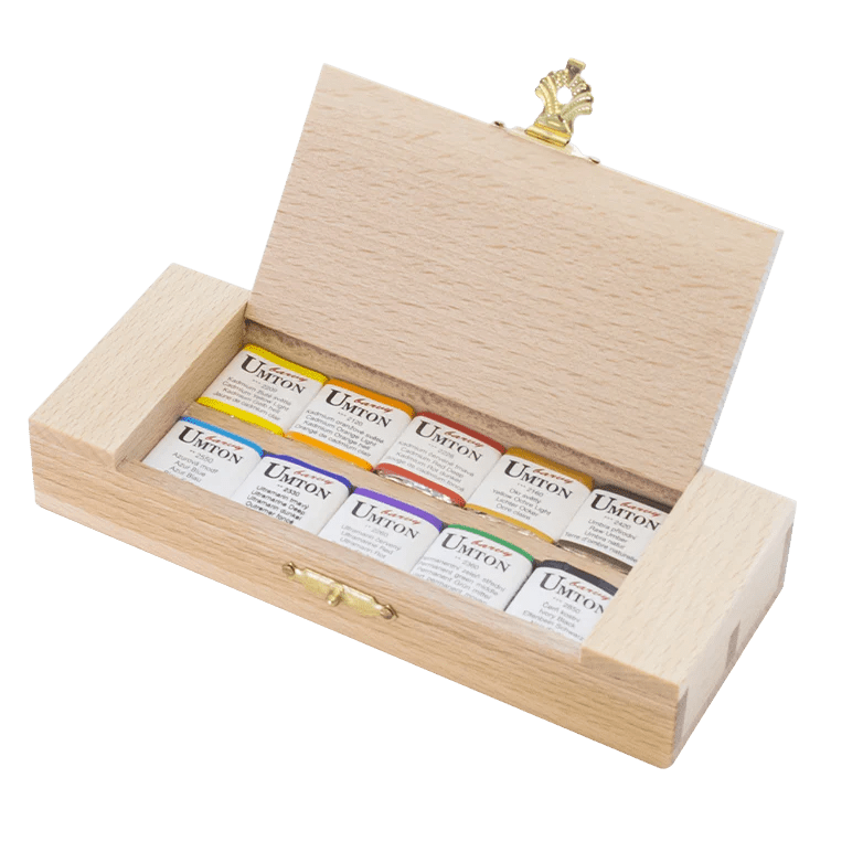 UMTON Watercolours Wood 10x2,6ml - Profi Art Supplies - Umton